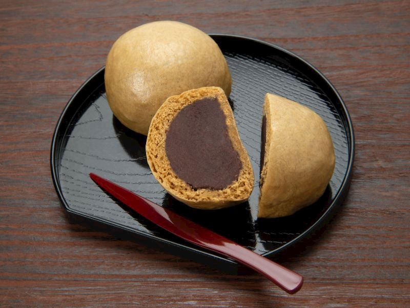 x2 Brioches estive Manju con zucchero di Okinawa e fagioli Azuki