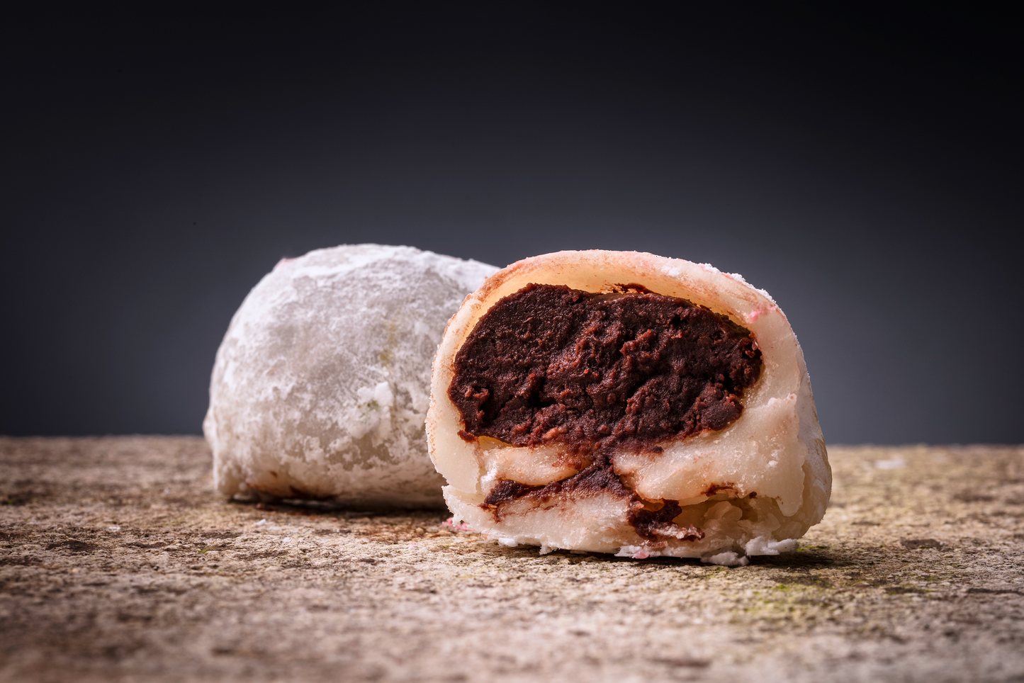 2x Pasticcino di riso MOCHI gusto classico con marmellata di fagioli Azuki
