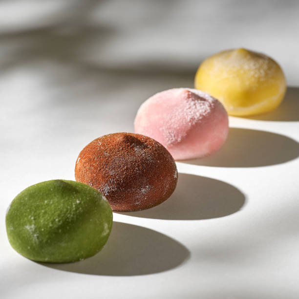Pasticcino di riso MOCHI gusto tè matcha e cioccolato