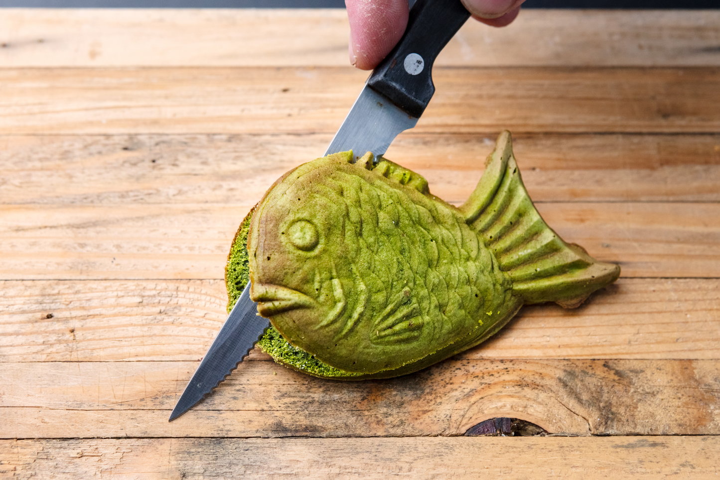 Waffle TAIYAKI gusto pistacchio 99% Sicilia