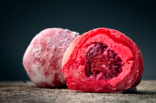 2x Pasticcino di riso MOCHI gusto fragola