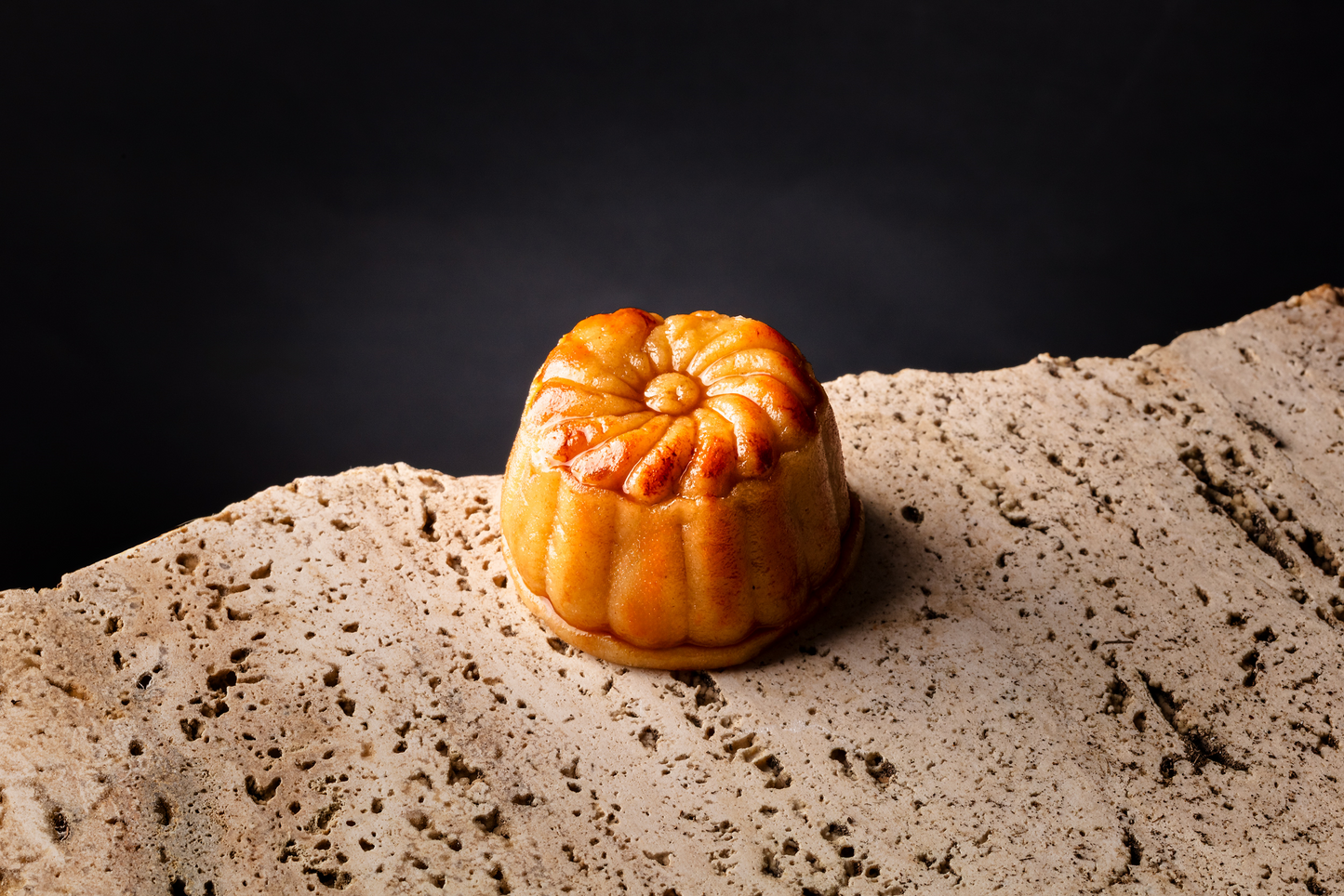 2x Biscotti fatti a mano ripieni MOON CAKE gusto crema al limone