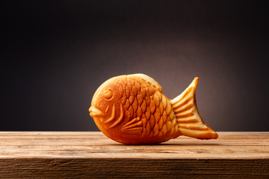 Waffle TAIYAKI gusto classico con marmellata di fagioli Azuki fatta in casa