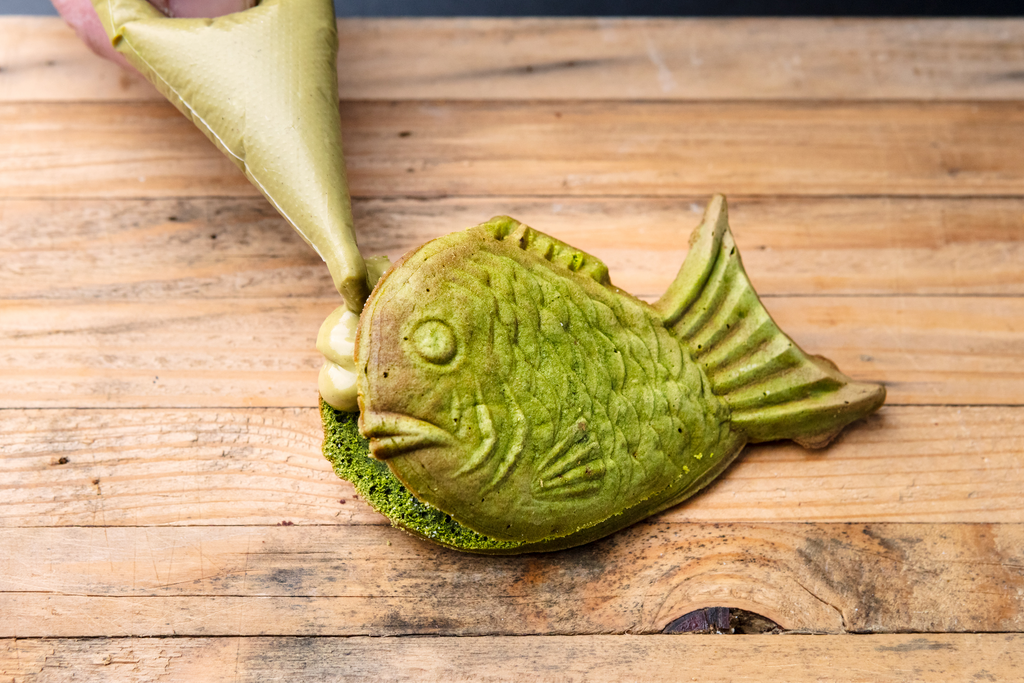 Waffle TAIYAKI gusto pistacchio 99% Sicilia