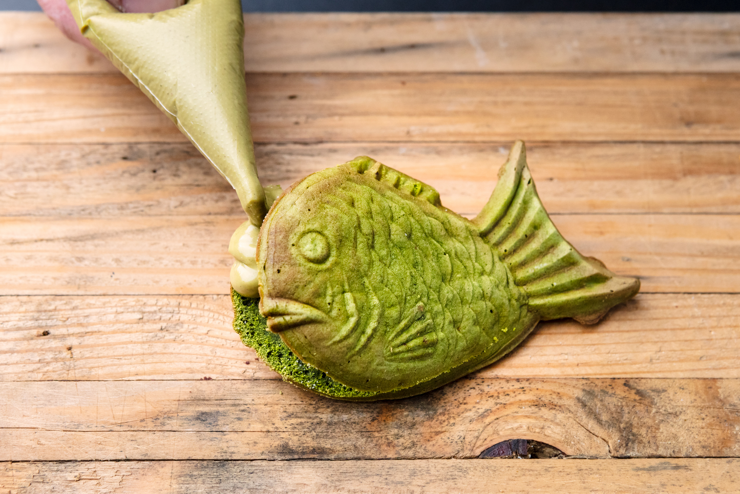 Waffle TAIYAKI gusto pistacchio 99% Sicilia